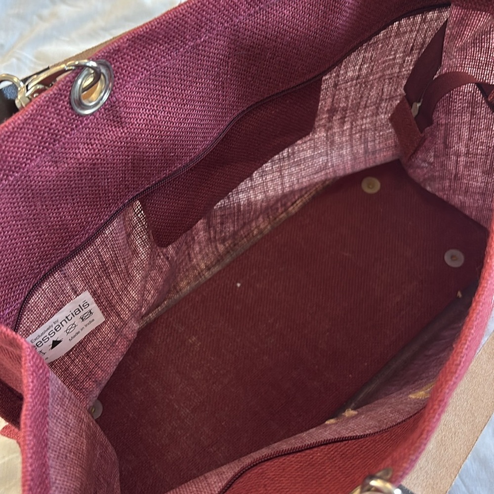 Structured monogram “S” zippered tote bag - Picture 5 of 10